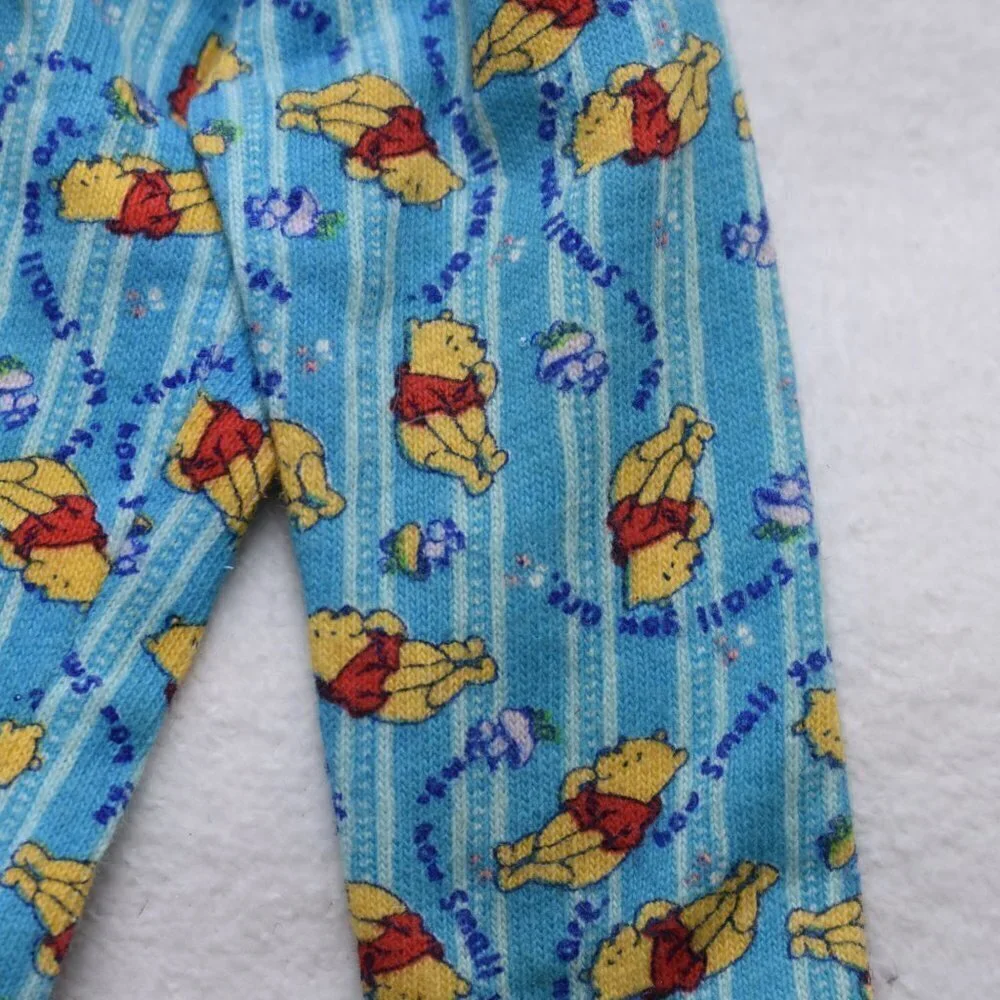 Vintage Mattel Barbie Doll Winnie the Pooh Replacement Pajama Pants PJ Disney - Picture 6 of 7